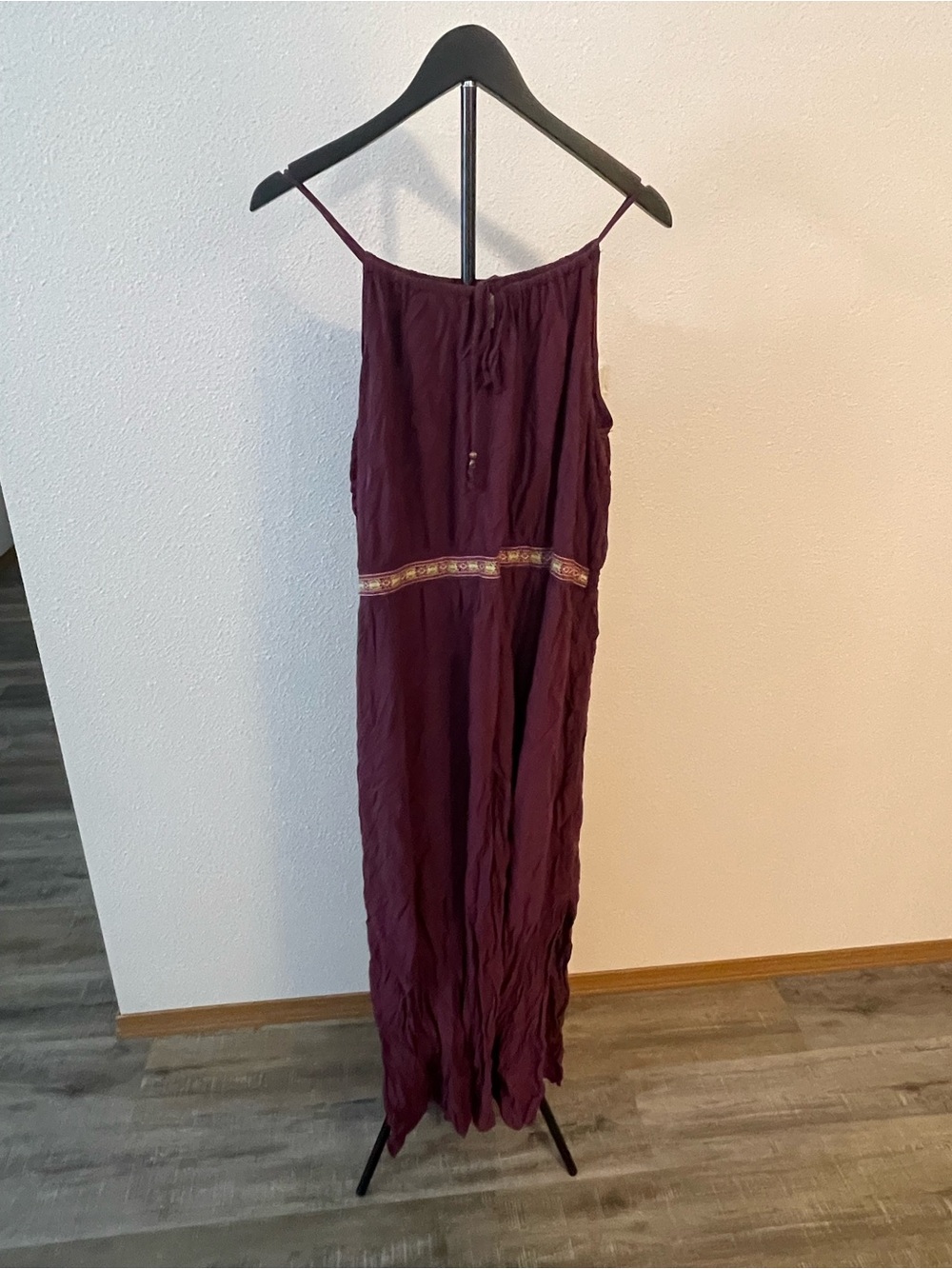 Faded glory xxl 20 Women’s Spaghetti-Strap Maxi Dress - Deep Plum